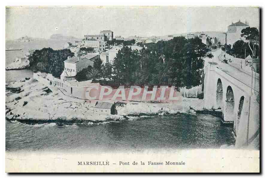 CPA Marseille Pont de la Fausse Monnaie 