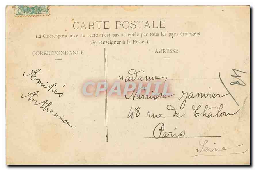 CPA Neris les Bains dans sa splendeur epoque Gallo Romaine  — Rückseite