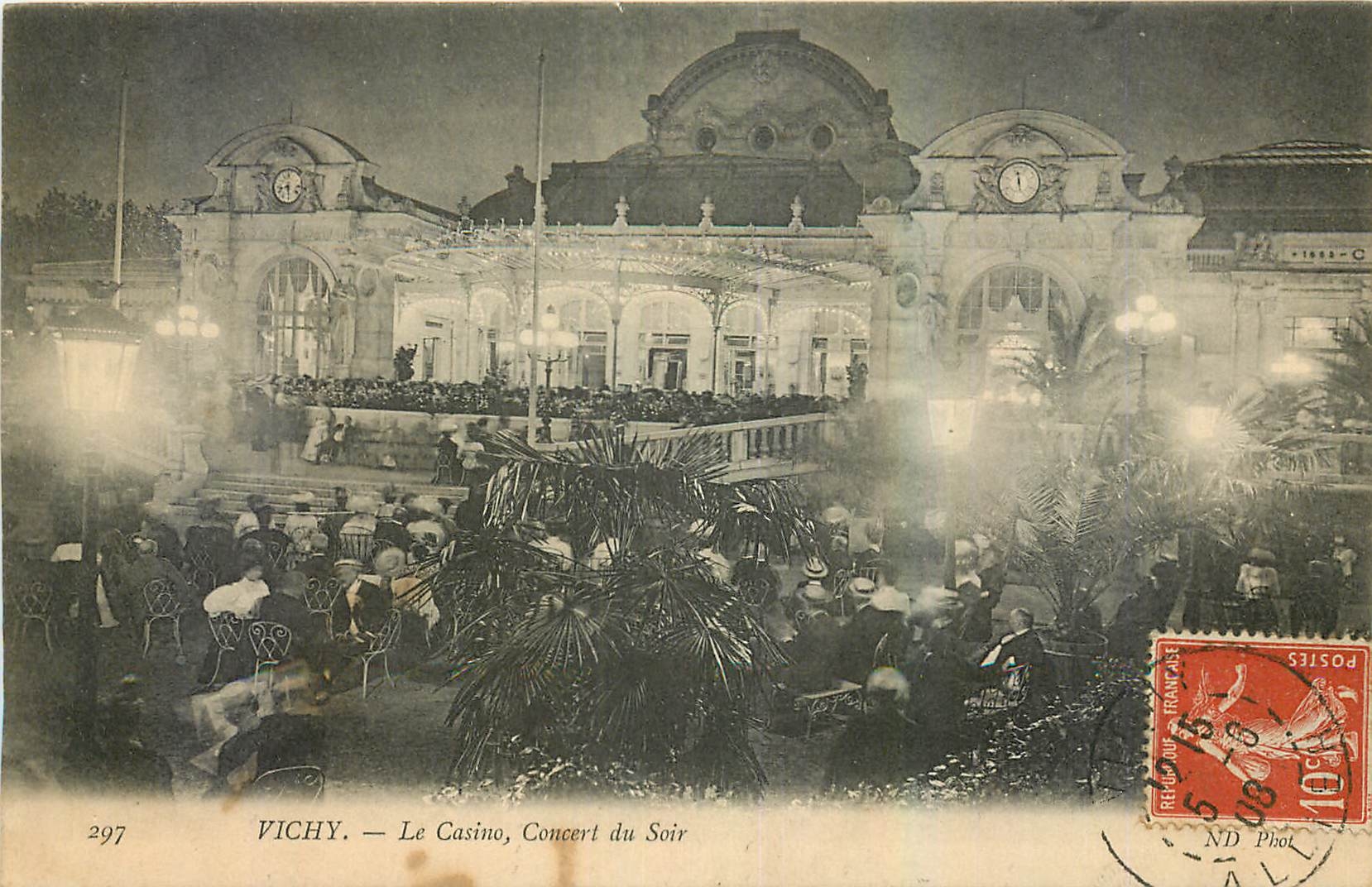 CPA Vichy Le Casino Concert du Soir 