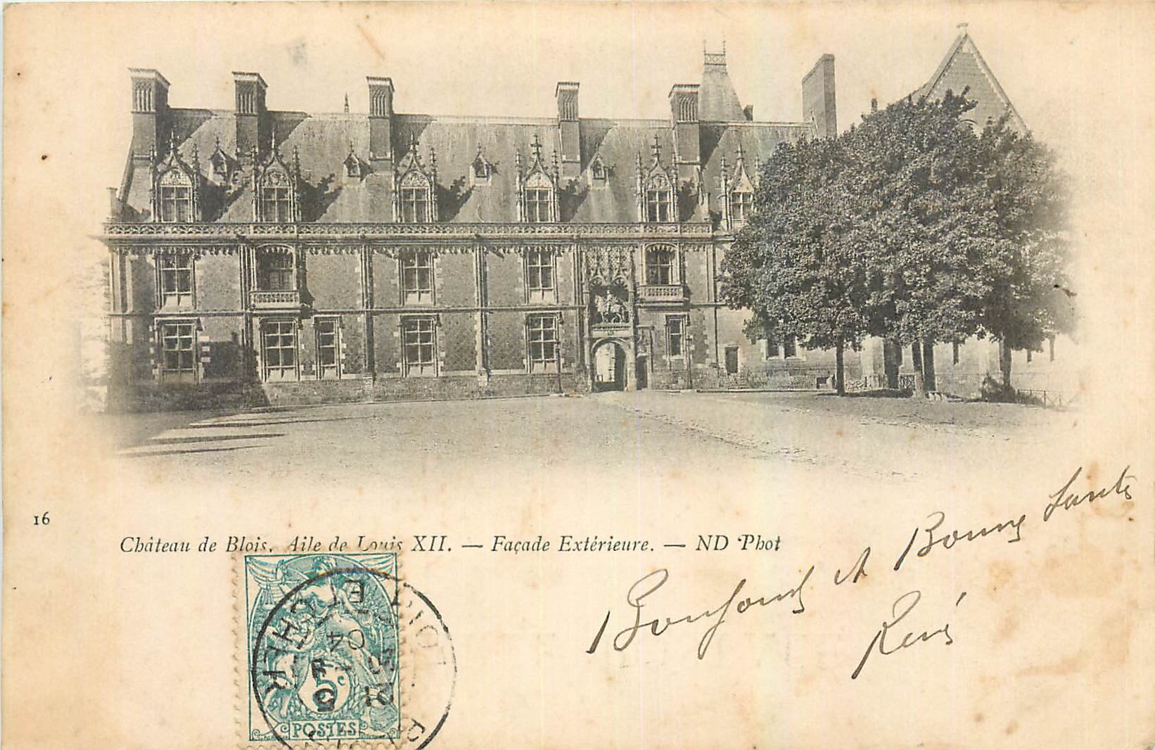 Château de Blois — Aile de Louis XII — Façade Extérieure — ND Phot