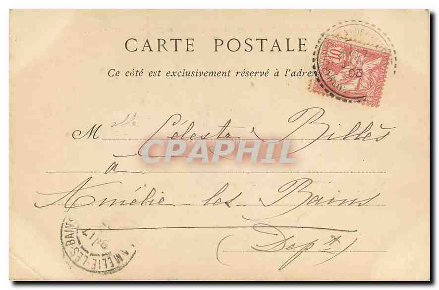 Casino de Monte-Carlo, le Kiosque de Musique — Principauté de Monaco — N.D. Phel, n° 597 — Verso