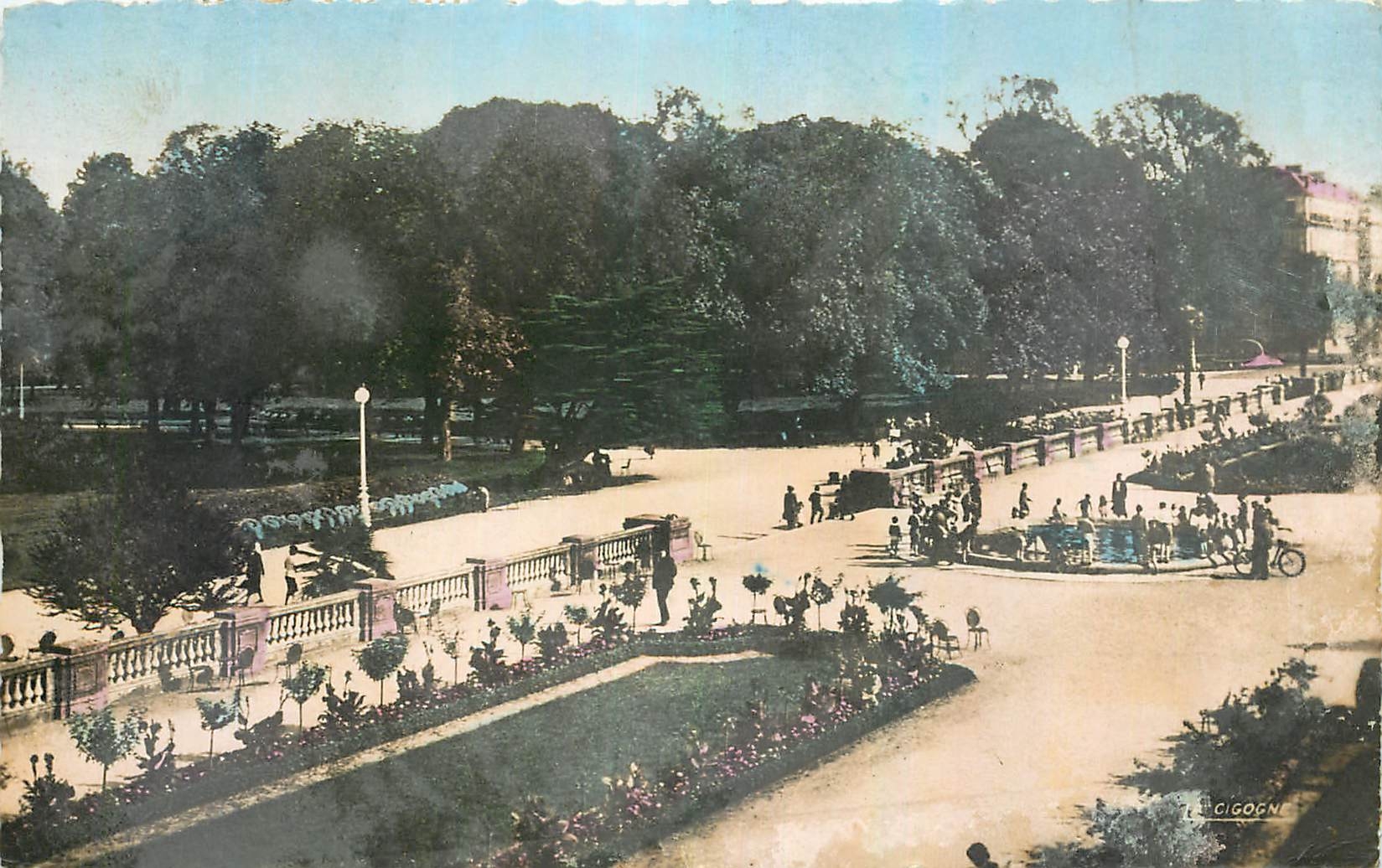 CPA Bordeaux Gironde La Terrasse du jardin public 