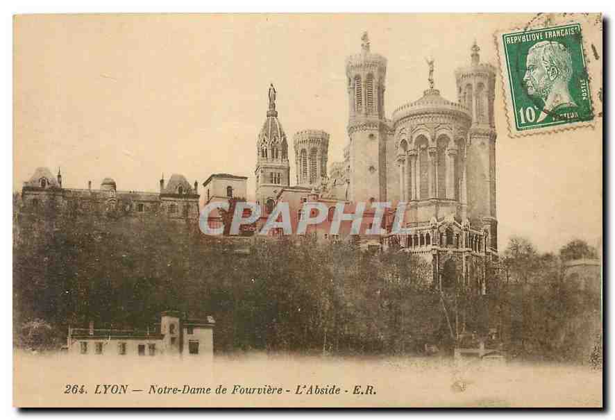 CPA Lyon Notre Dame de Fourviere l'Abside 