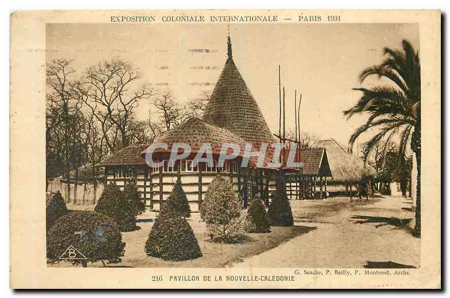 CPA Pavillon de la Nouvelle Caledonie Paris Exposition coloniale internationale 1931