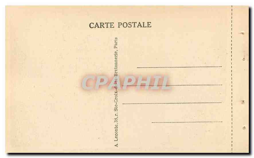 CPA Paris Porte Saint Martin  — Rückseite