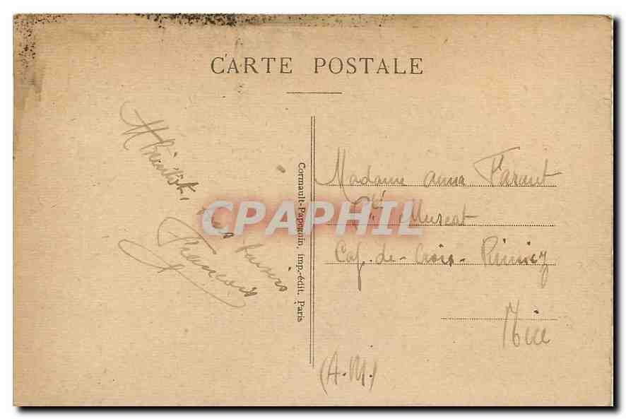 CPA Paris l'Avenue du Bois de Boulogne et l'Arc d Triomphe de l'Etoile  — Rückseite