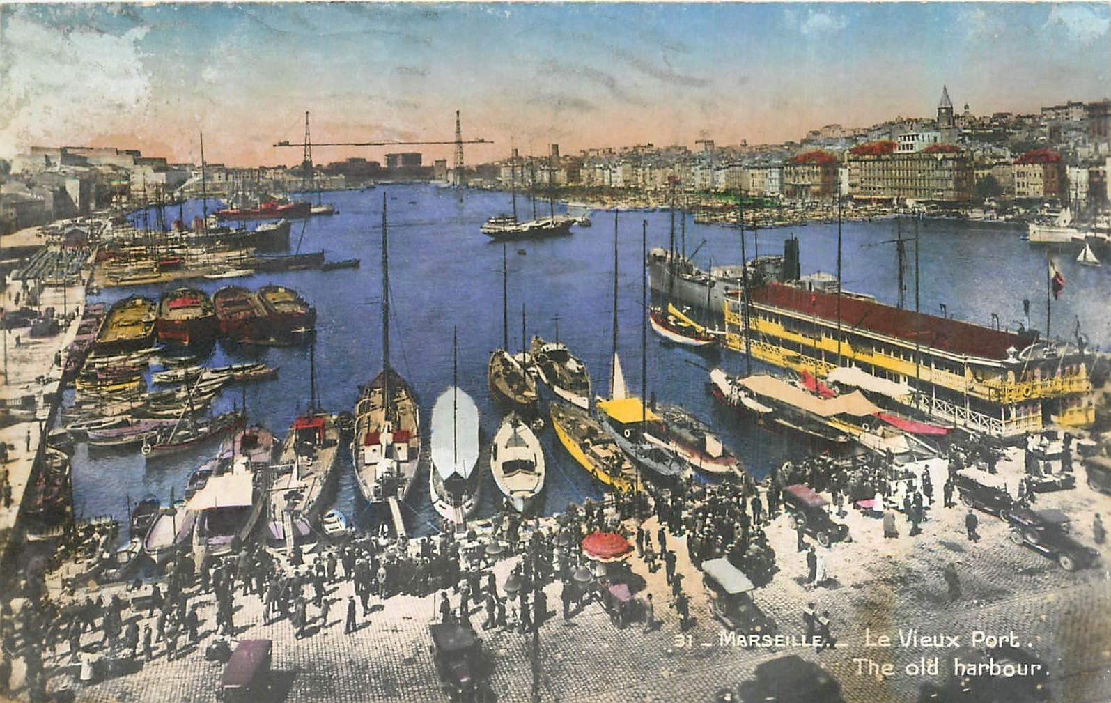 CPA Marseille Le Vieux Port Bateaux