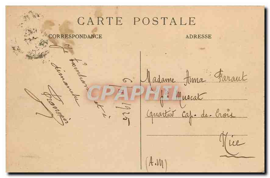 CPA Lyon Vue generale sur Vaise et le Mont d'Or  — Rückseite