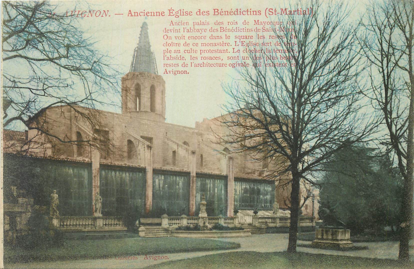CPA Avignon Ancienne Eglise des Benedictins St Martin 
