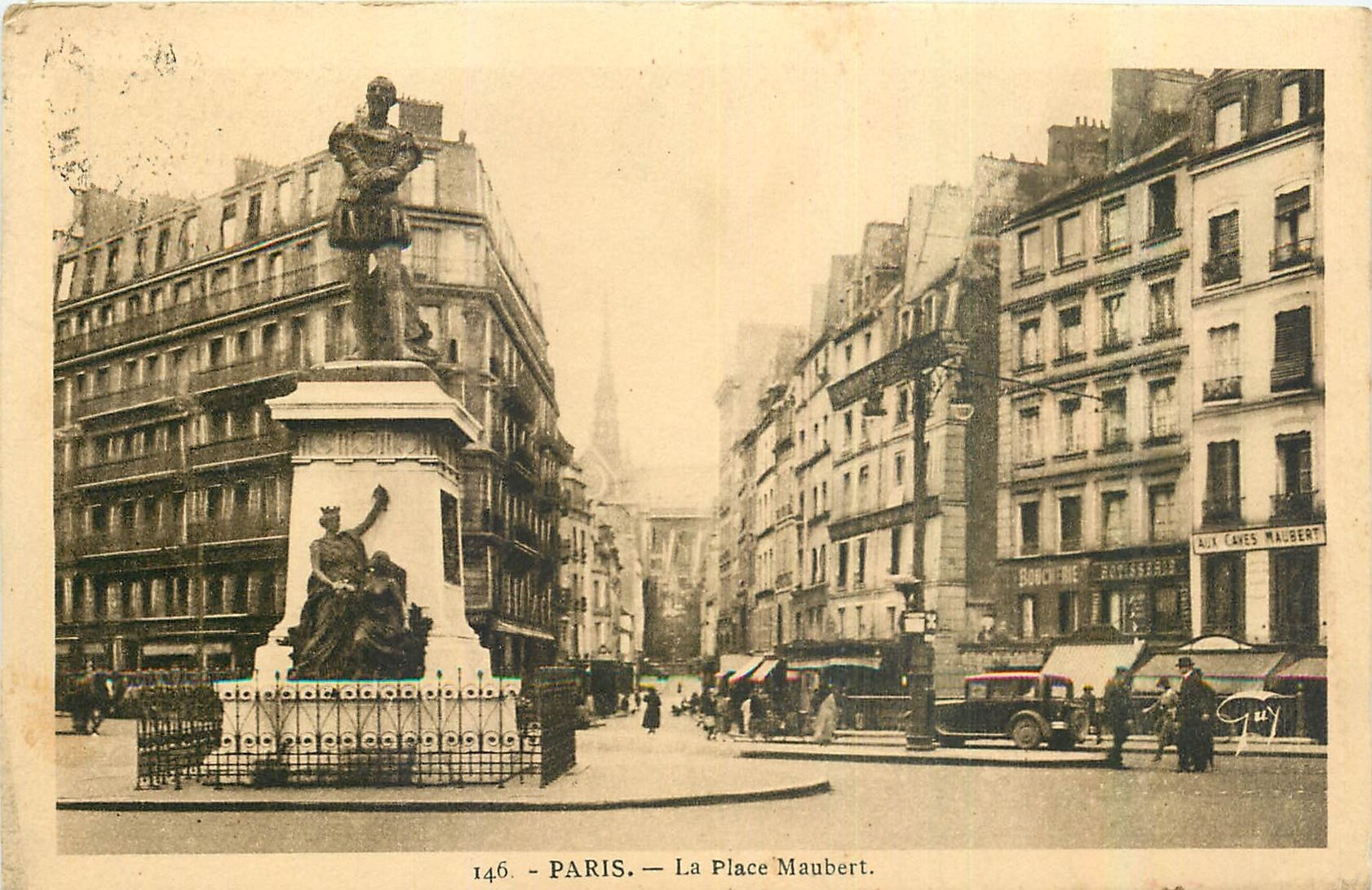 CPA Paris La Place Maubert 