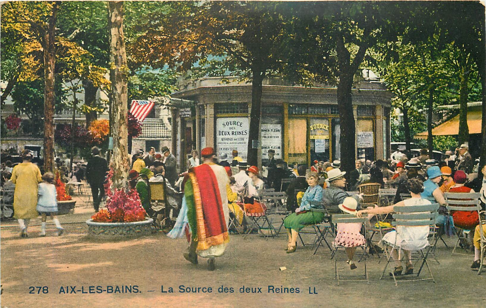 CPA Aix les Bains La Source des deux Reines 