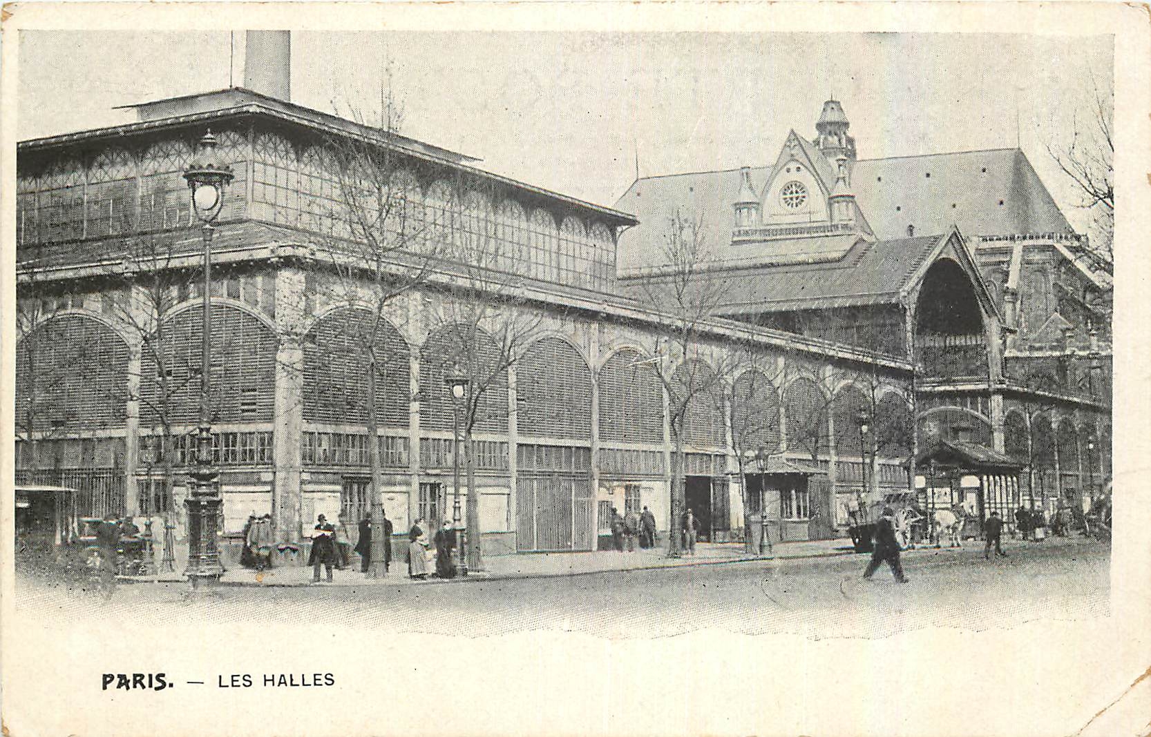 CPA Paris Les Halles 