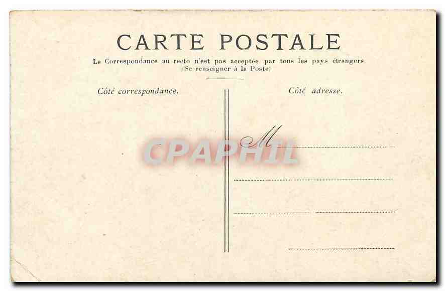 CPA Paris Les Halles  — Verso