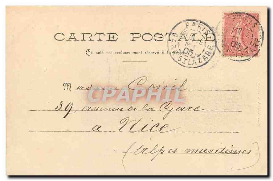 CPA Vieux Pont et Tourelles de Vernonnet Vernon — Rückseite