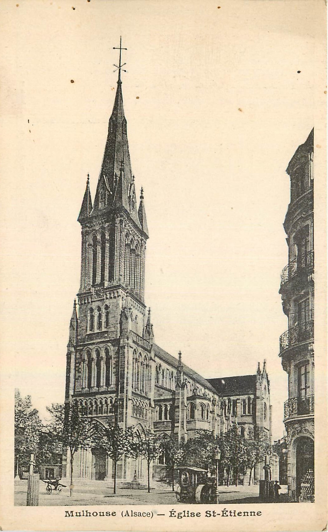 Mulhouse (Alsace) — Église St-Étienne