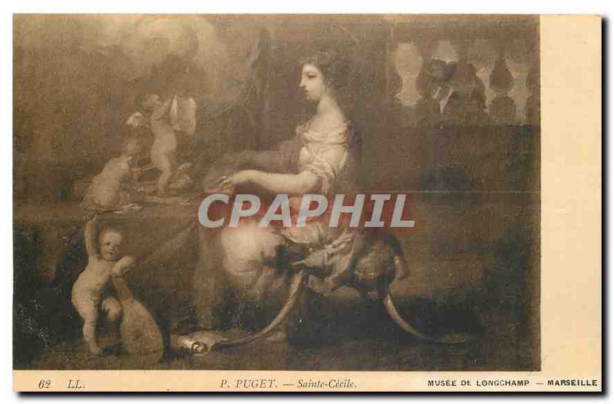 CPA P Puget Sainte Cecile Musee de Longchamp Marseille 