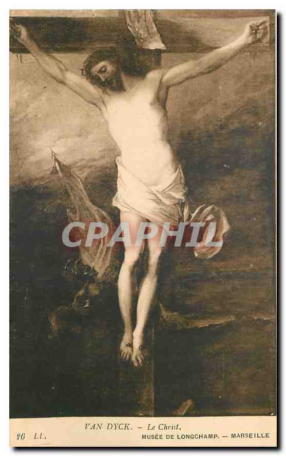 CPA Van Dyck Le Christ Musee de Longchamp Marseille 