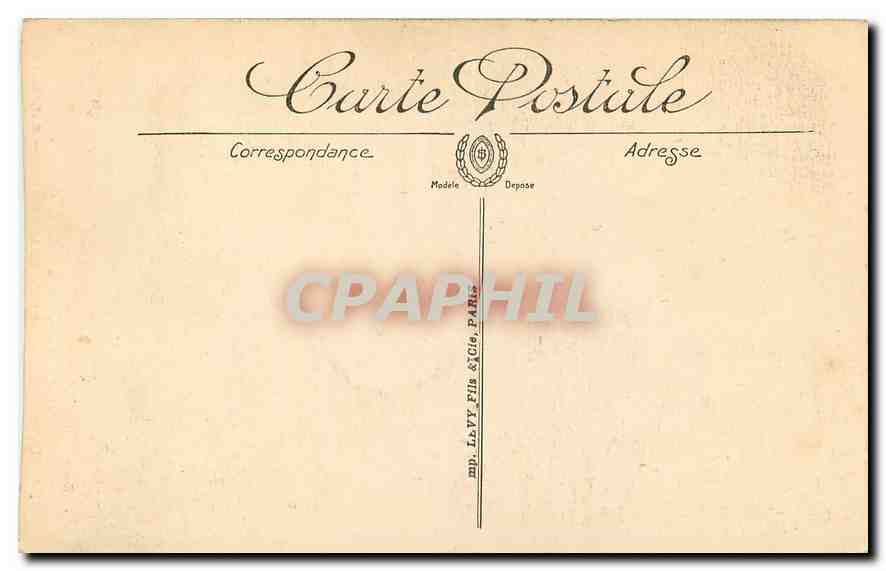 CPA Puget Pierre Milon de Crotone Musee de Longchamp Marseille  — Verso