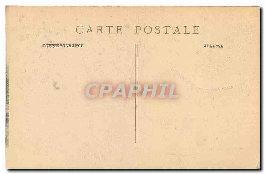 CPA Loubon Vue de Marseille Musee Longchamp  — Rückseite