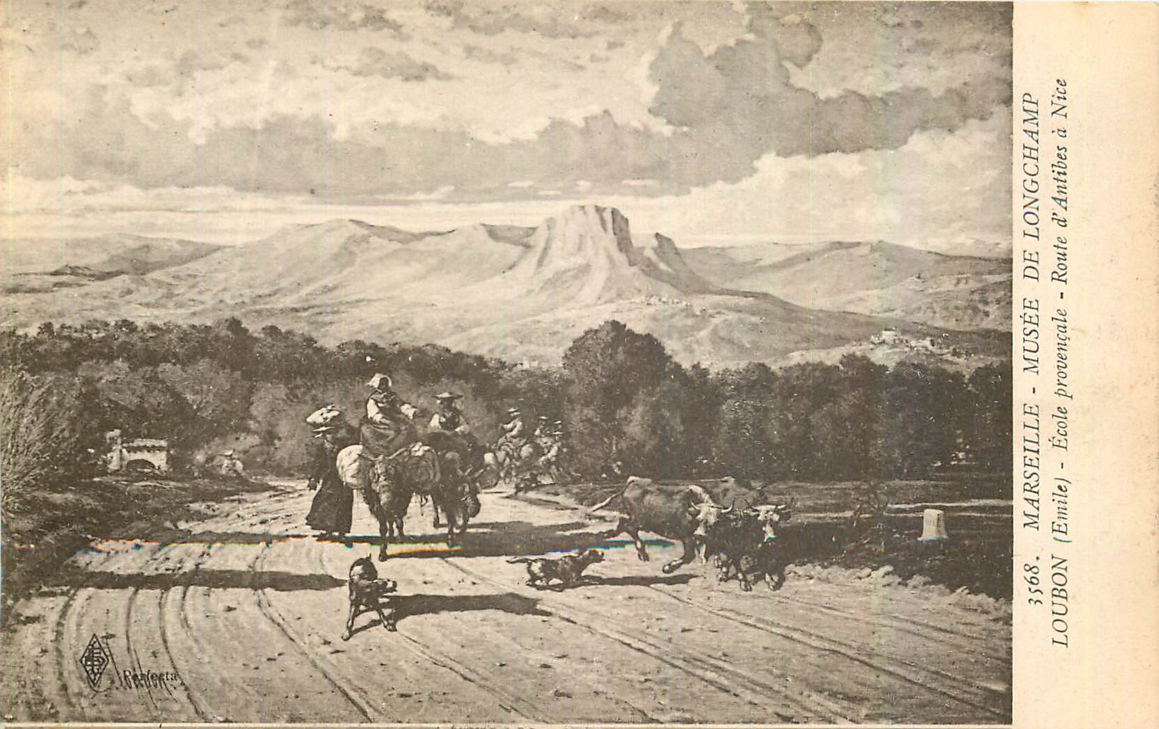 Longchampstraße - Straße von Antibes nach Nice — Museum - Provençalische Schule — Loubon (Émile) — n° 3568