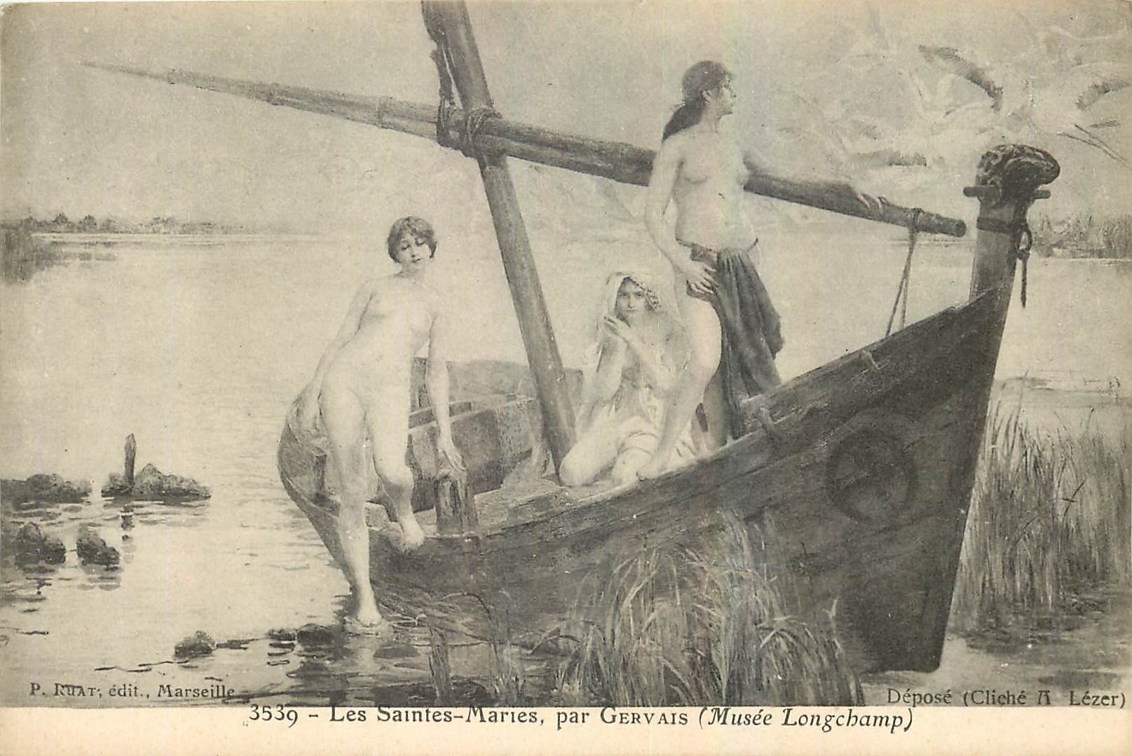 CPA Les Saintes Maries par Grevais Musee de Longchamp 