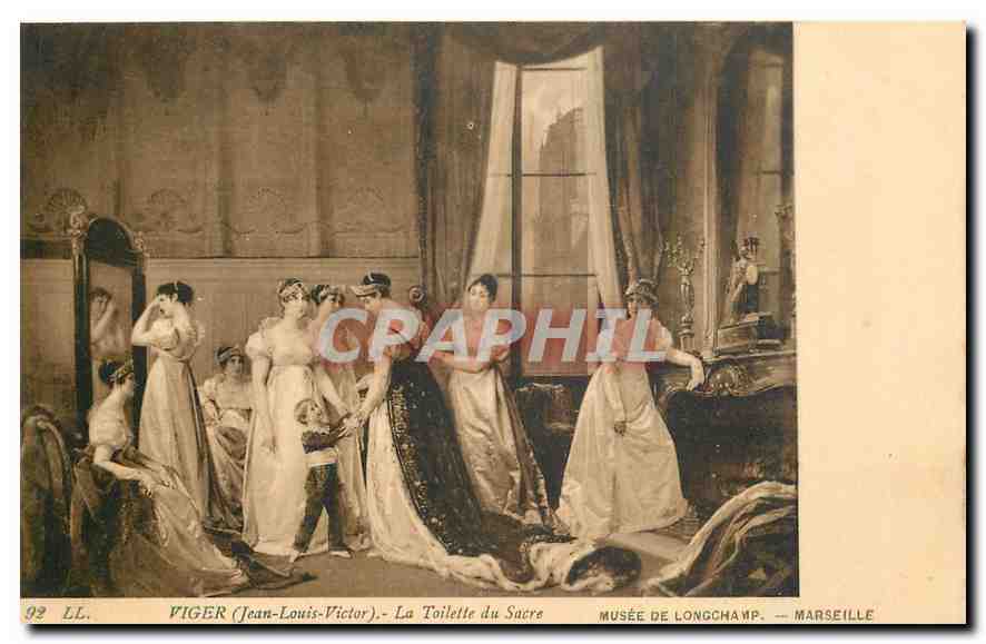 CPA Viger Jean Louis Victor La Toilette du Sacre Marseille Musee de Longchamp 