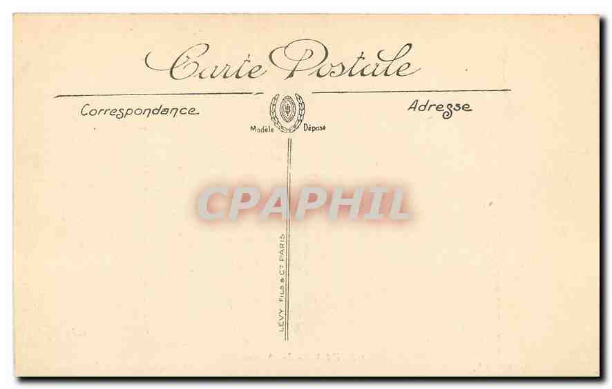 CPA Gervais Les Saintes Maries Marseille Musee de Longchamp  — Rückseite