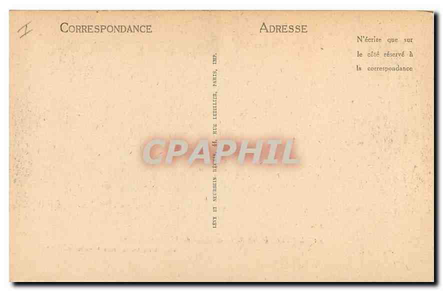 CPA Ecole Italienne Histoire de Thesee et Ariane Marseille Musee de Longchamp  — Rückseite