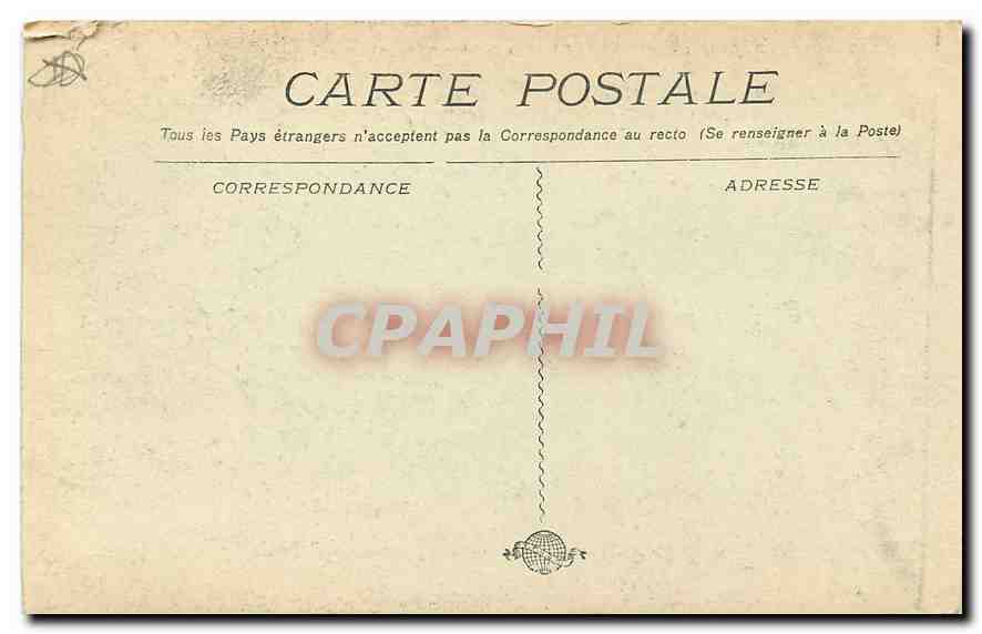 CPA Marseille Exposition Coloniale Palais du Cambodge  — Rückseite