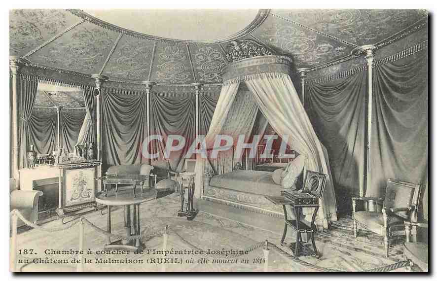 CPA Chambre a coucher de l'Imperatrice Josephine du Chateau de la Malmaison Rueil 