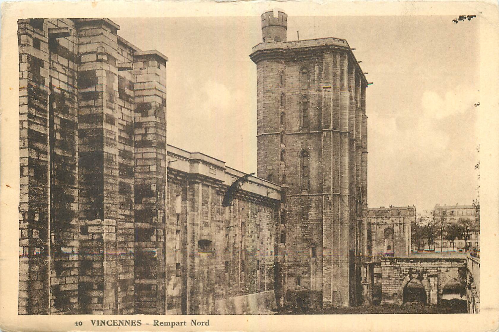 CPA Vincennes Rempart Nord 