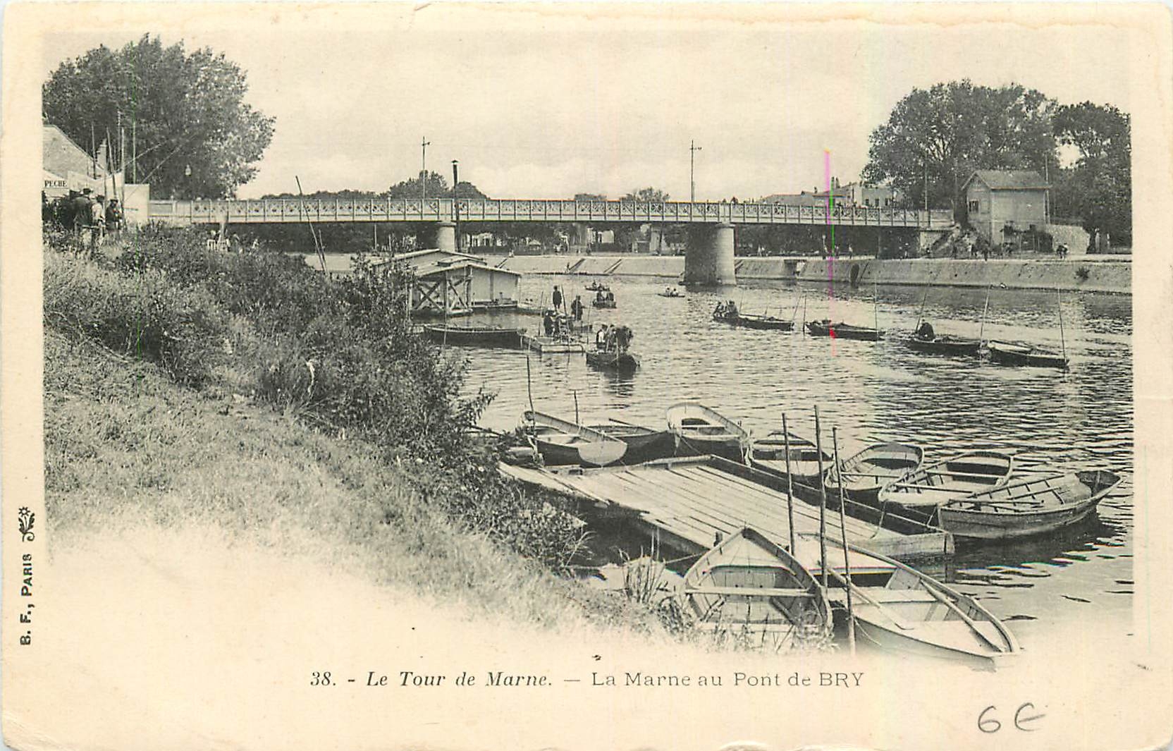 CPA Le Tour de Marne La Marne au Pont de Bry 
