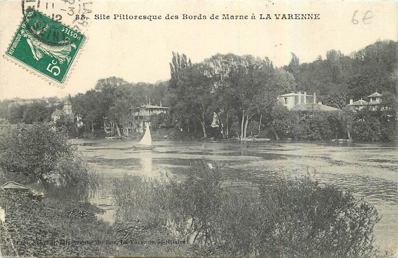 CPA Site Pittoresque des Bords de Marne a La varenne 
