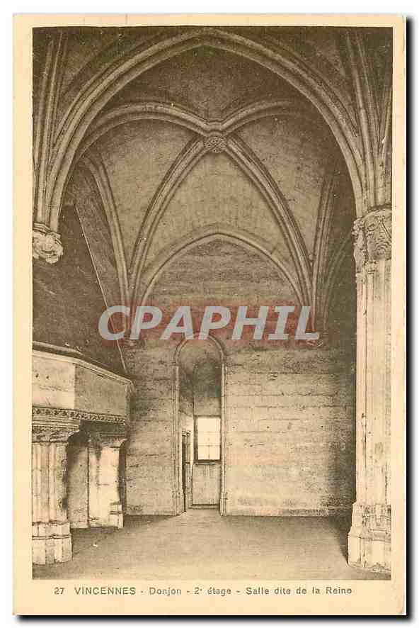 CPA Donjon Salle site de la Reine 