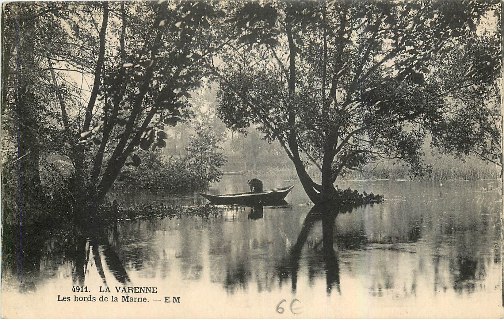 CPA La Varenne Les bords de la Marne 