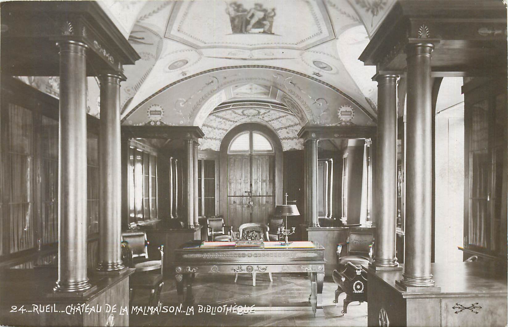 CPA Rueil Chateau de la Malmaison La Bibliotheque 