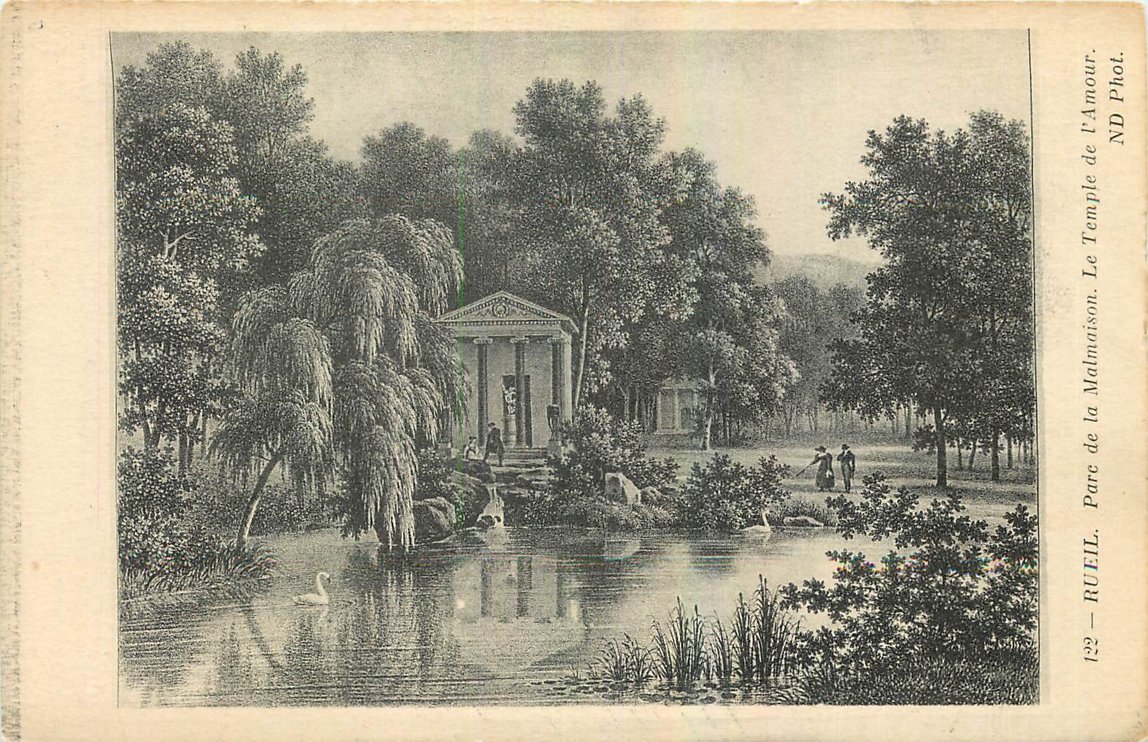CPA Rueil Parc de la Malmaison Le Temple de l'Amour 