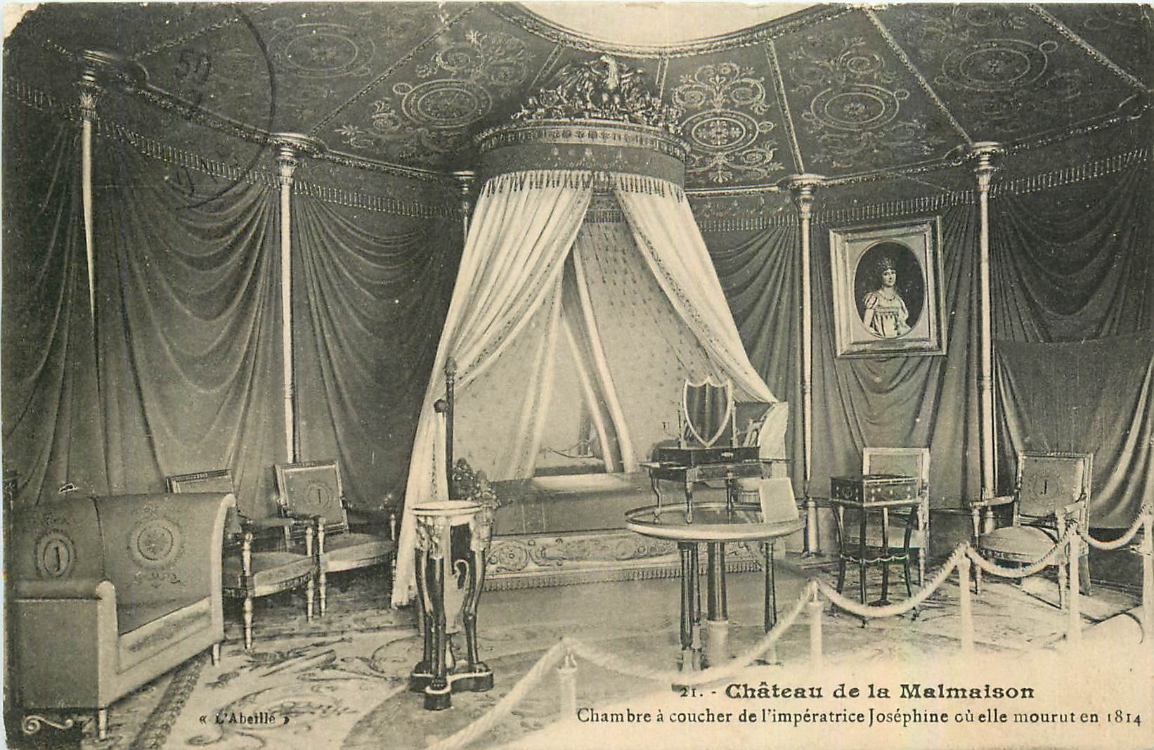 CPA Chateau de la Malmaison Chambre a coucher de l'Imperatrice Josephine 