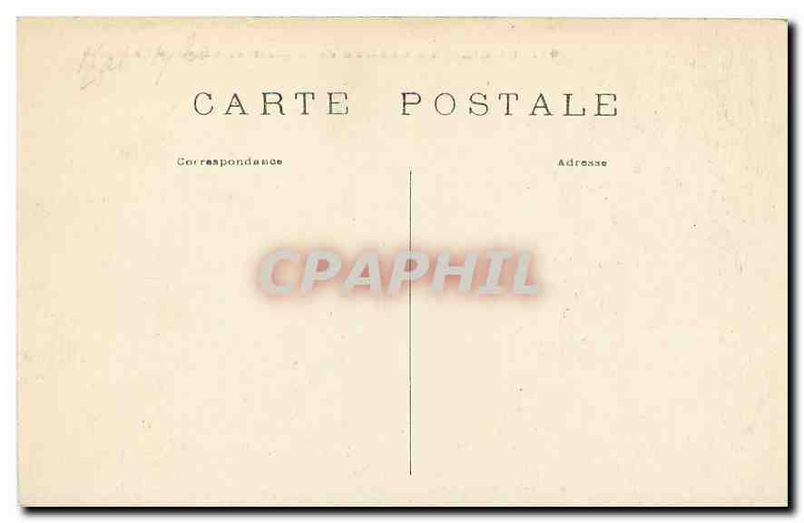 CPA Rueil Le Chateau de la Malmaison sous l'Empire  — Verso