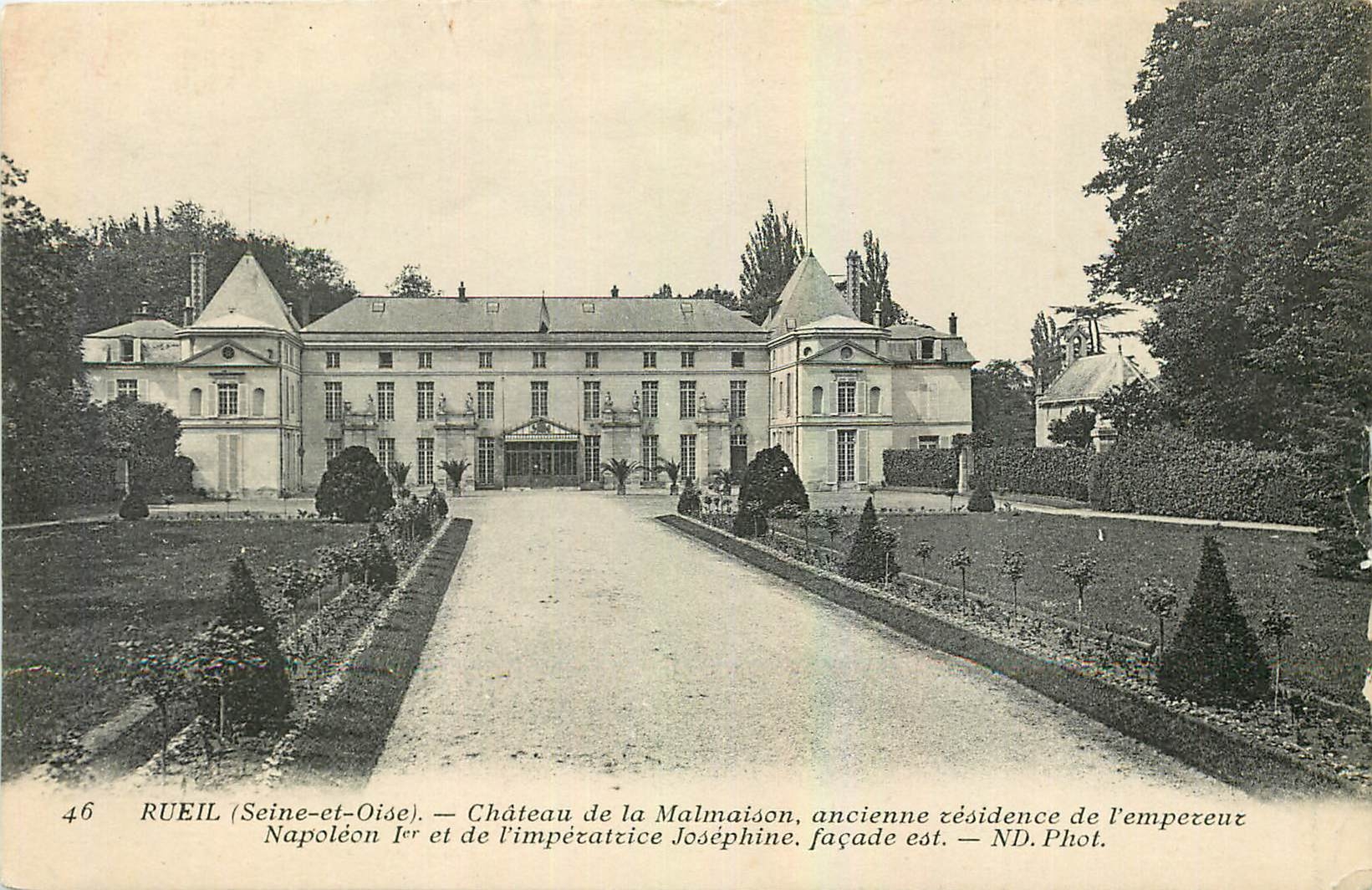 CPA Rueil Seine et Oise Chateau de la Malmaison ancienne residense de l'Empereur Napoleon I 