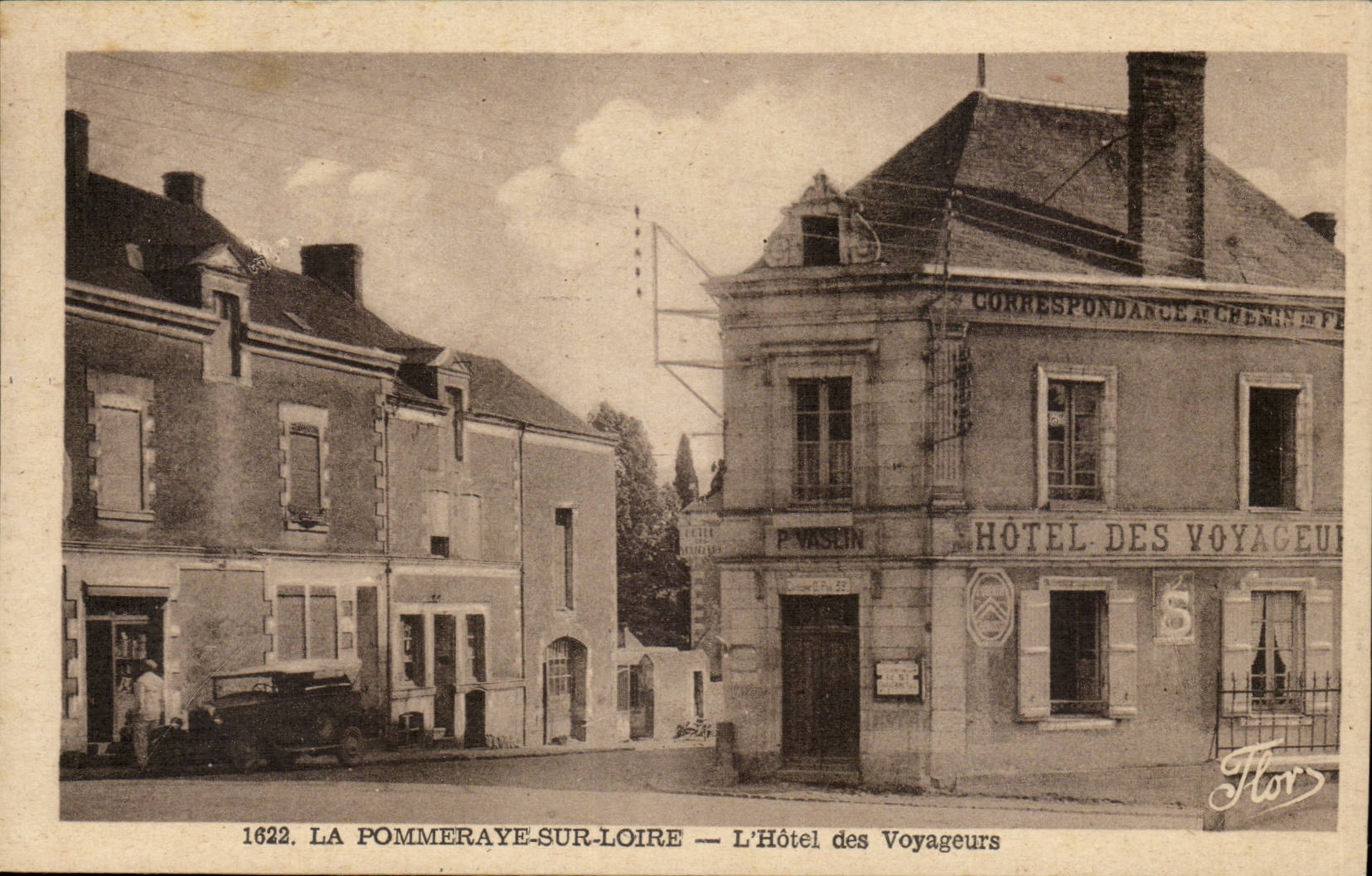 La Pommeraye sur Loire CPA L'hotel des voyageurs