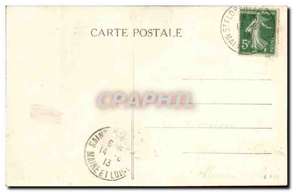 St Florent le Vieil CPA Le Marillais Lieu de pelerinage — Rückseite