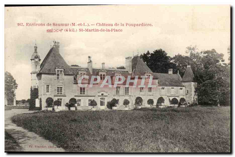 environs de Saumur CPA Chateau de la Poupardiere St Martin de la Place