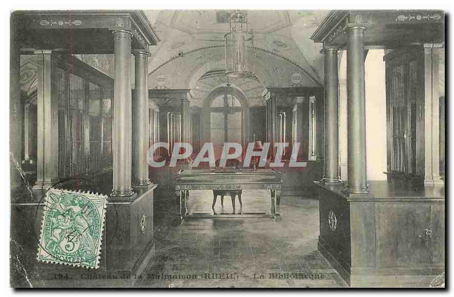 CPA Chateau de la Malmaison Rueil La Bibliotheque 