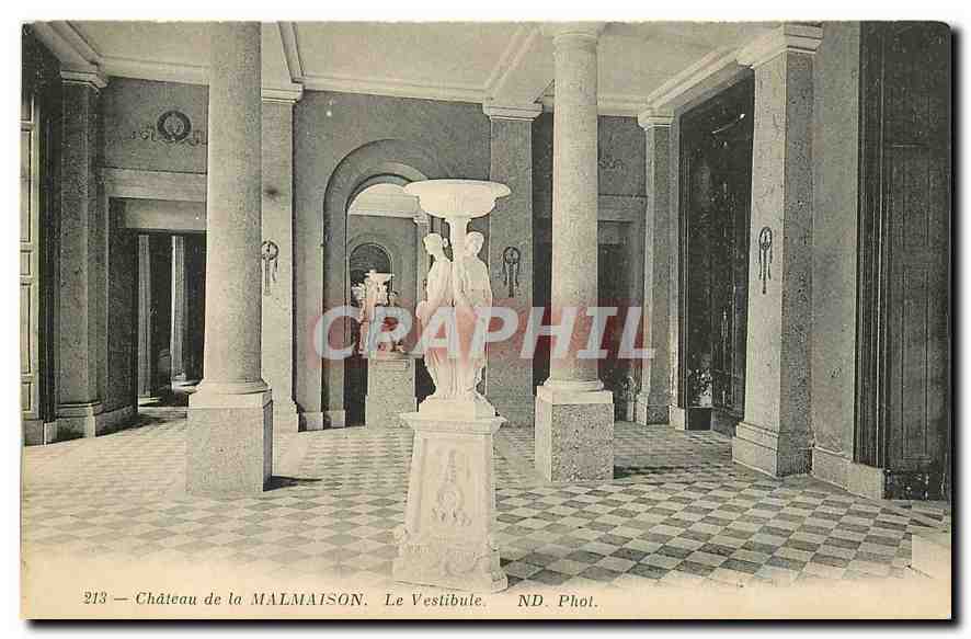 CPA Chateau de la Malmaison Le Vestibule 