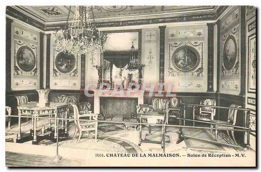 CPA Chateau de la Malmaison Salon de la Reception 