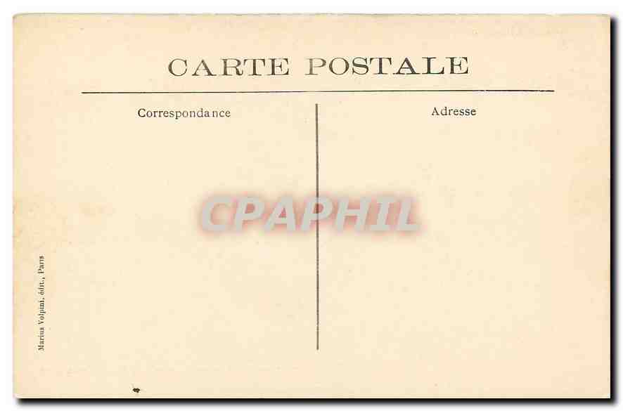 CPA Chateau de la Malmaison Salon de la Reception  — Rückseite