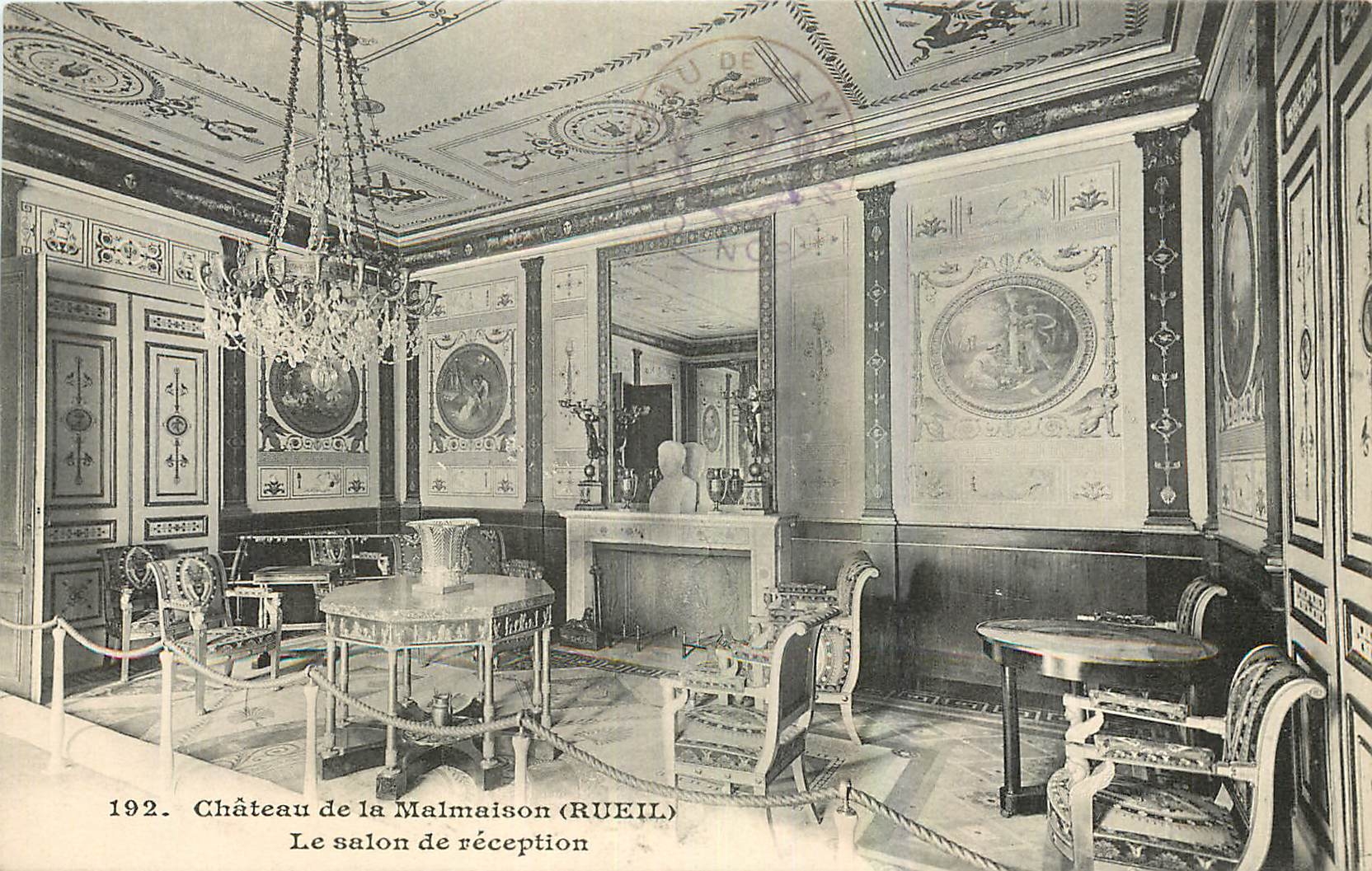 CPA Chateau de la Malmaison Rueil Le salon de reception 