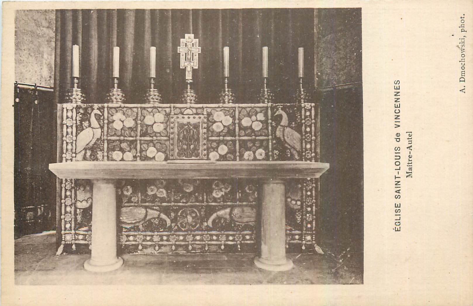 CPA Eglise Saint Louis de Vincennes Maitre Autel 