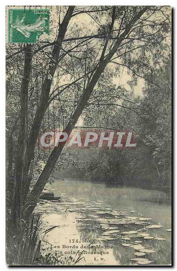 CPA Les Bords de la Marne Un coin pittoresque 